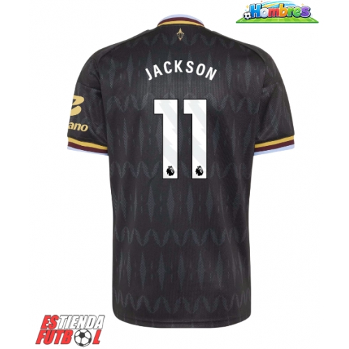 Aston Villa Nicolas Jackson #11 Segunda Equipación 2026-27 Manga Corta
